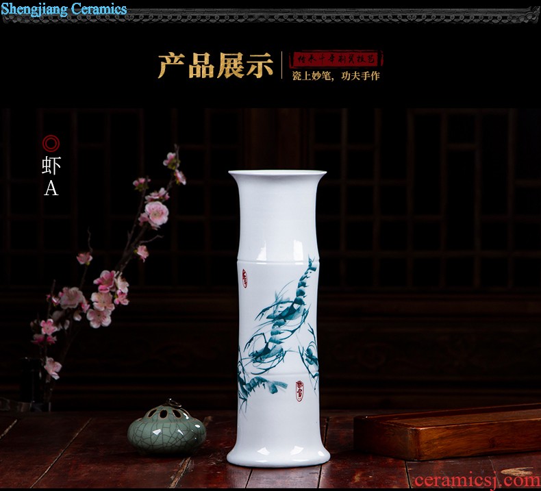 Jingdezhen ceramics kiln archaize do old bucket hand big vase decorated Chinese sitting room decorates porch place