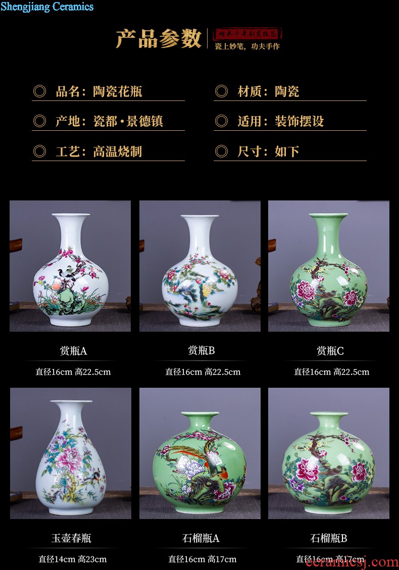 Jingdezhen ceramics furnishing articles hand-painted traditional Chinese decorative hanging dish sit plate new sitting room of Chinese style household arts and crafts