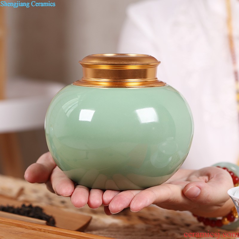 Jingdezhen ceramic vases, furnishing articles Flower vase sitting room room decoration decorative vase household arts and crafts