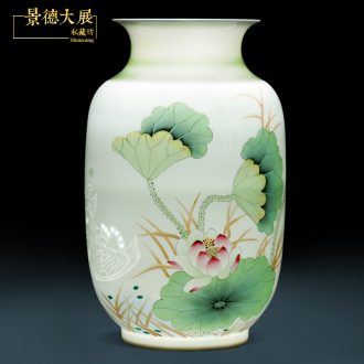 Jingdezhen ceramic caddy large storage tank seven loaves pu-erh tea POTS Hand painted tea urn 3 kg tea pot