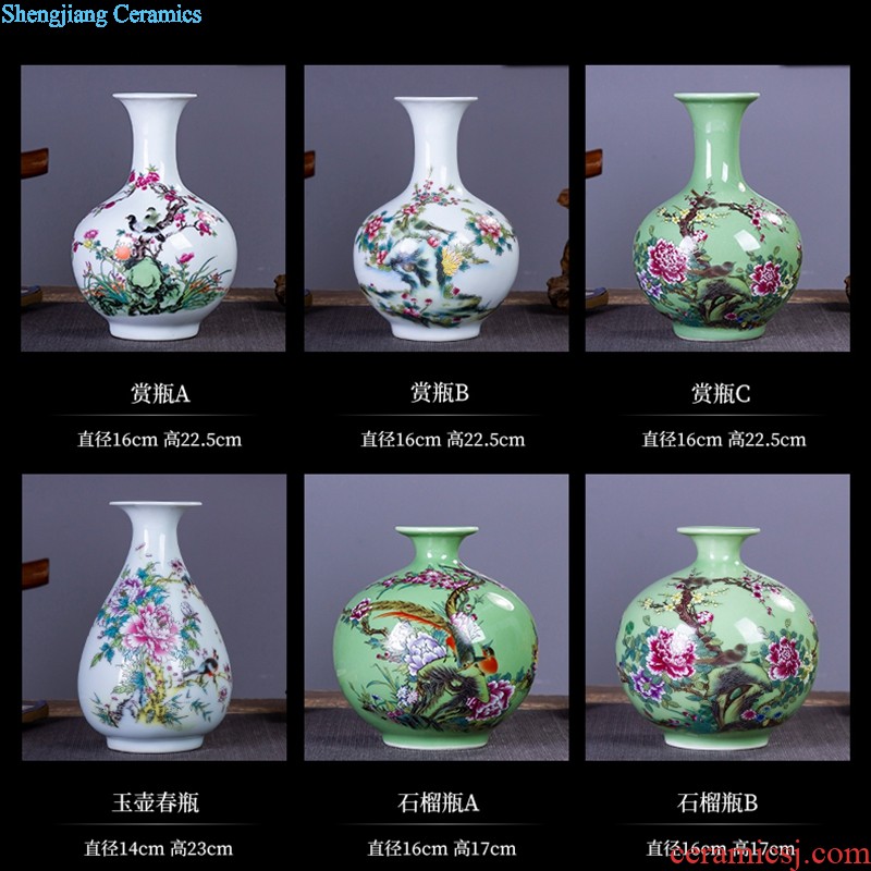 Jingdezhen ceramics furnishing articles hand-painted traditional Chinese decorative hanging dish sit plate new sitting room of Chinese style household arts and crafts