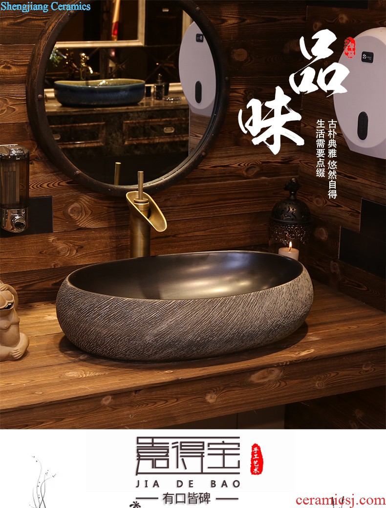 Jia depot archaize basin stage basin of Chinese style personality sinks ceramic art basin toilet lavabo restoring ancient ways