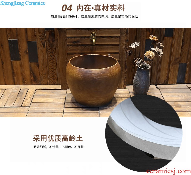 Jia depot Archaize creative hand washing dish Chinese style restoring ancient ways of ceramic toilet stage basin square art basin