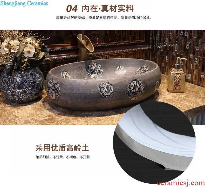 Jia depot lavatory stage basin sink large special-shaped ceramic art basin home European water basin