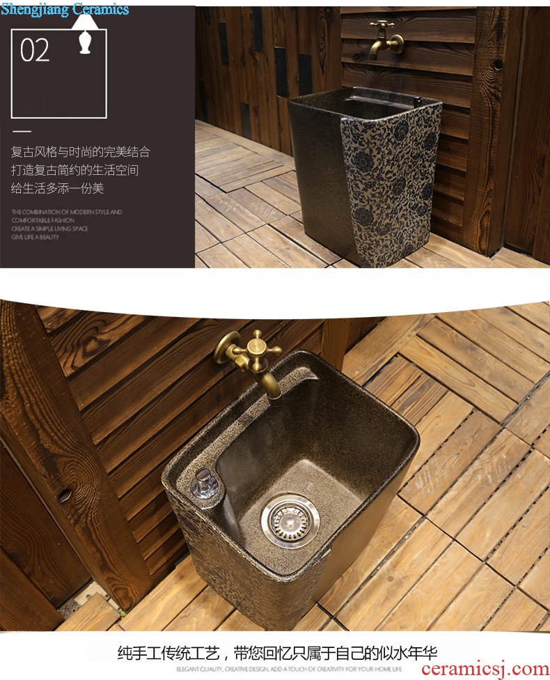 Jia home depot on the oval POTS art ceramic lavatory toilet stage basin washing a face plate of the sink