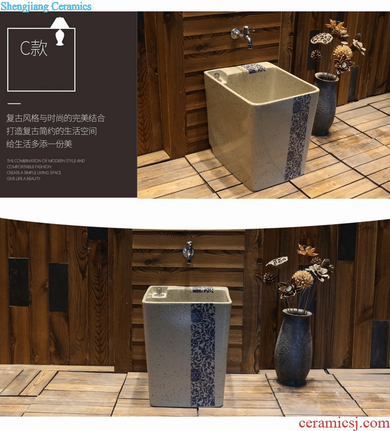 Jia depot ceramic art stage basin of Chinese style originality the sink basin bathroom sinks restoring ancient ways