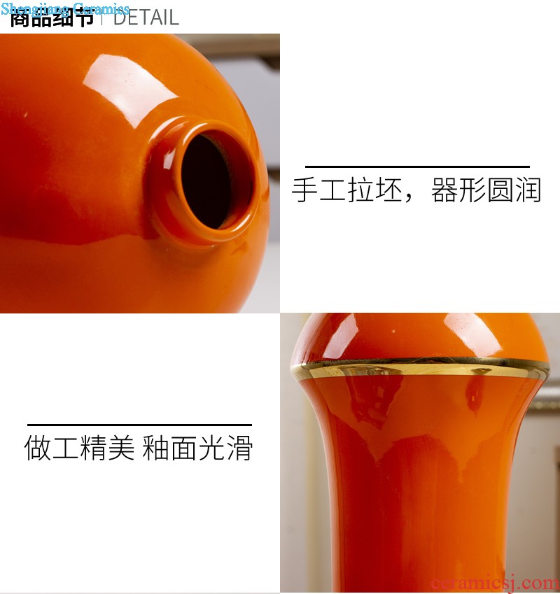 Jingdezhen ceramic hand-painted vases furnishing articles celebrity master new Chinese style household act the role ofing is tasted the sitting room porch place by hand