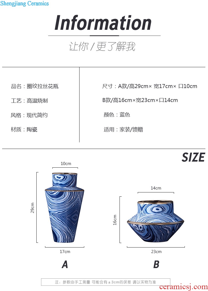 Jingdezhen ceramic vases, famous master hand draw Chinese porcelain wine sitting room adornment furnishing articles furnishing articles