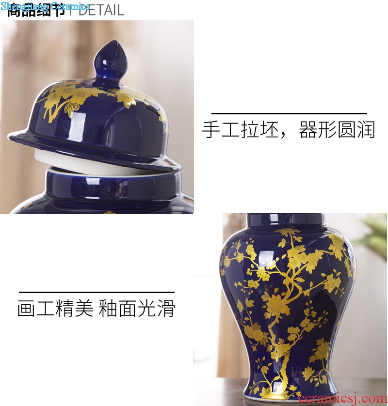 Vase furnishing articles sitting room white biscuit firing ceramics jingdezhen contemporary and contracted fashion home decoration soft adornment