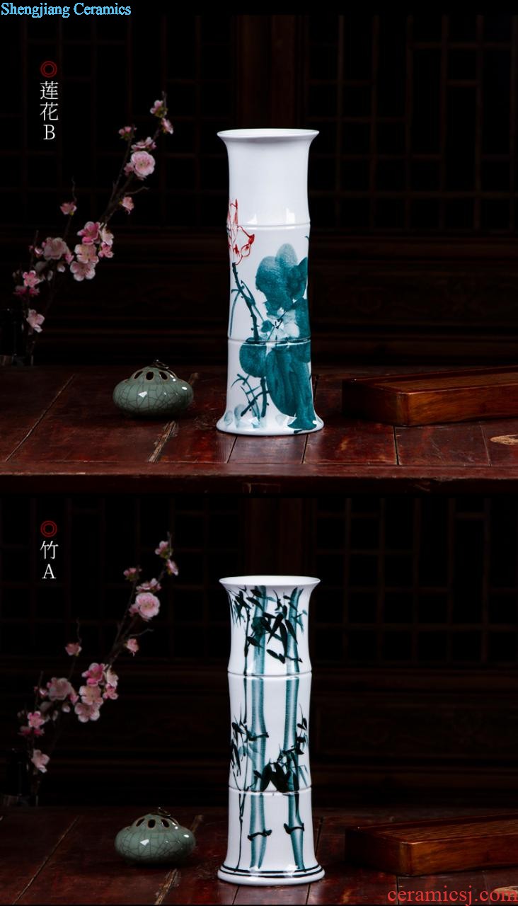 Jingdezhen ceramics kiln archaize do old bucket hand big vase decorated Chinese sitting room decorates porch place