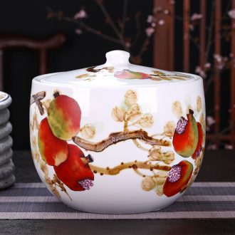 Jingdezhen ceramic caddy large dahongpao storage tanks seal pot pu 'er tea, green tea POTS