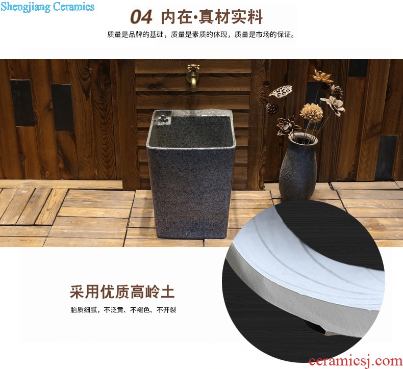 Jia depot ceramic art stage basin of Chinese style originality the sink basin bathroom sinks restoring ancient ways