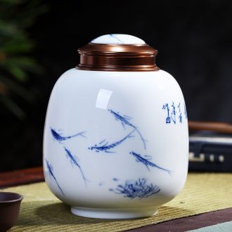 Famous master of hand-painted success vase of blue and white porcelain of jingdezhen ceramics furnishing articles rich ancient frame wine accessories