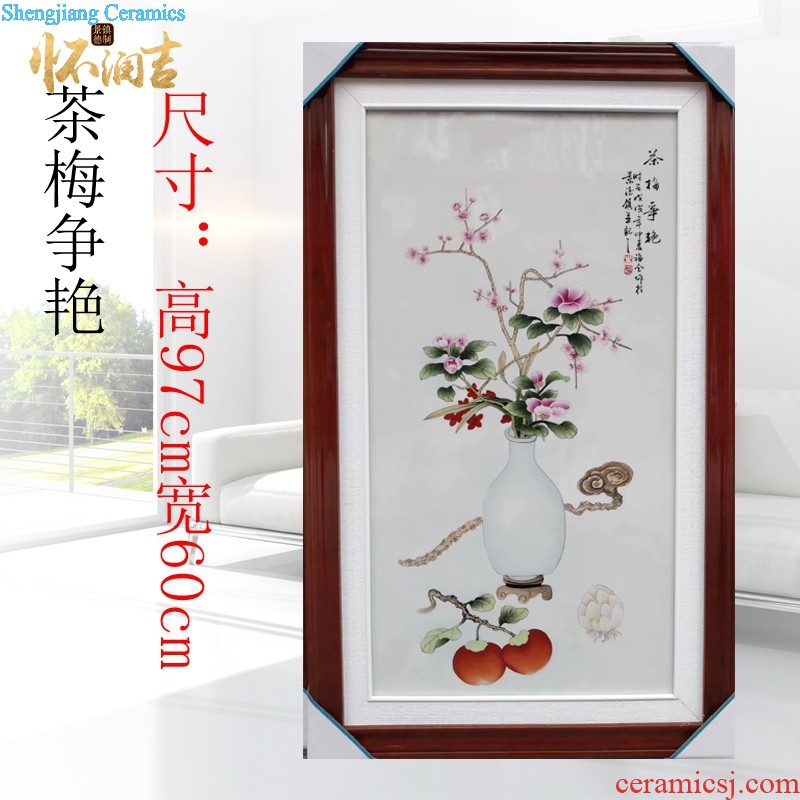 Jingdezhen ceramics author f all hand-painted four the top actor porcelain plate painting the sitting room adornment household crafts