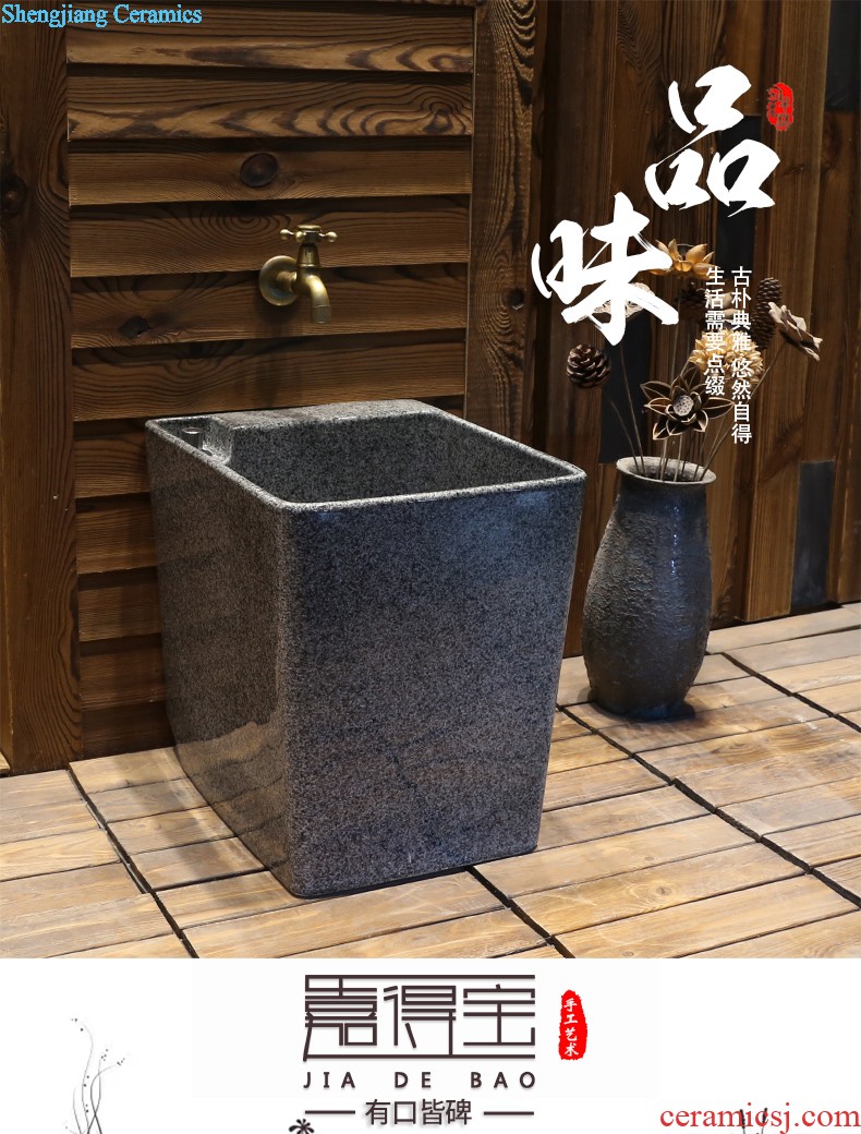 Jia depot ceramic art stage basin of Chinese style originality the sink basin bathroom sinks restoring ancient ways