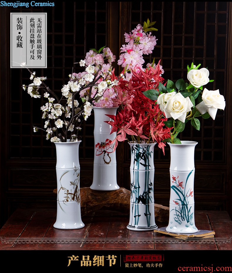 Jingdezhen ceramics kiln archaize do old bucket hand big vase decorated Chinese sitting room decorates porch place