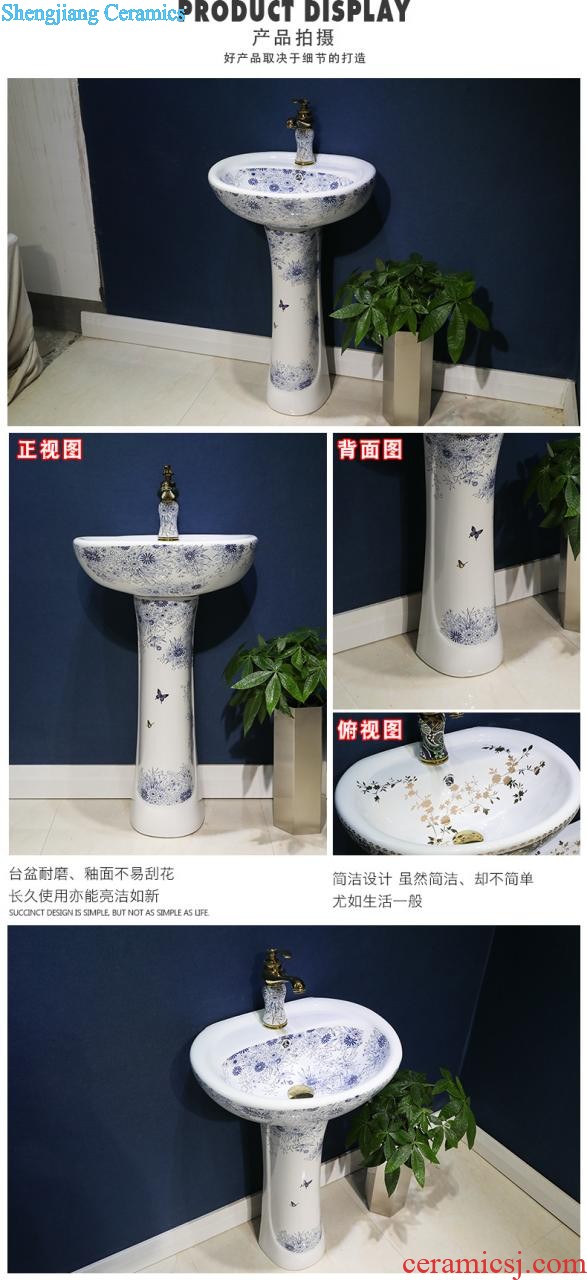 M beauty outdoor restoring ancient ways the sink basin of jingdezhen ceramic column courtyard floor balcony sink