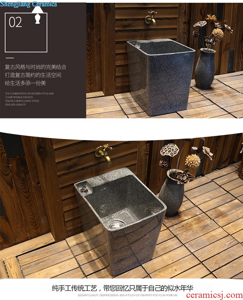 Jia depot ceramic art stage basin of Chinese style originality the sink basin bathroom sinks restoring ancient ways