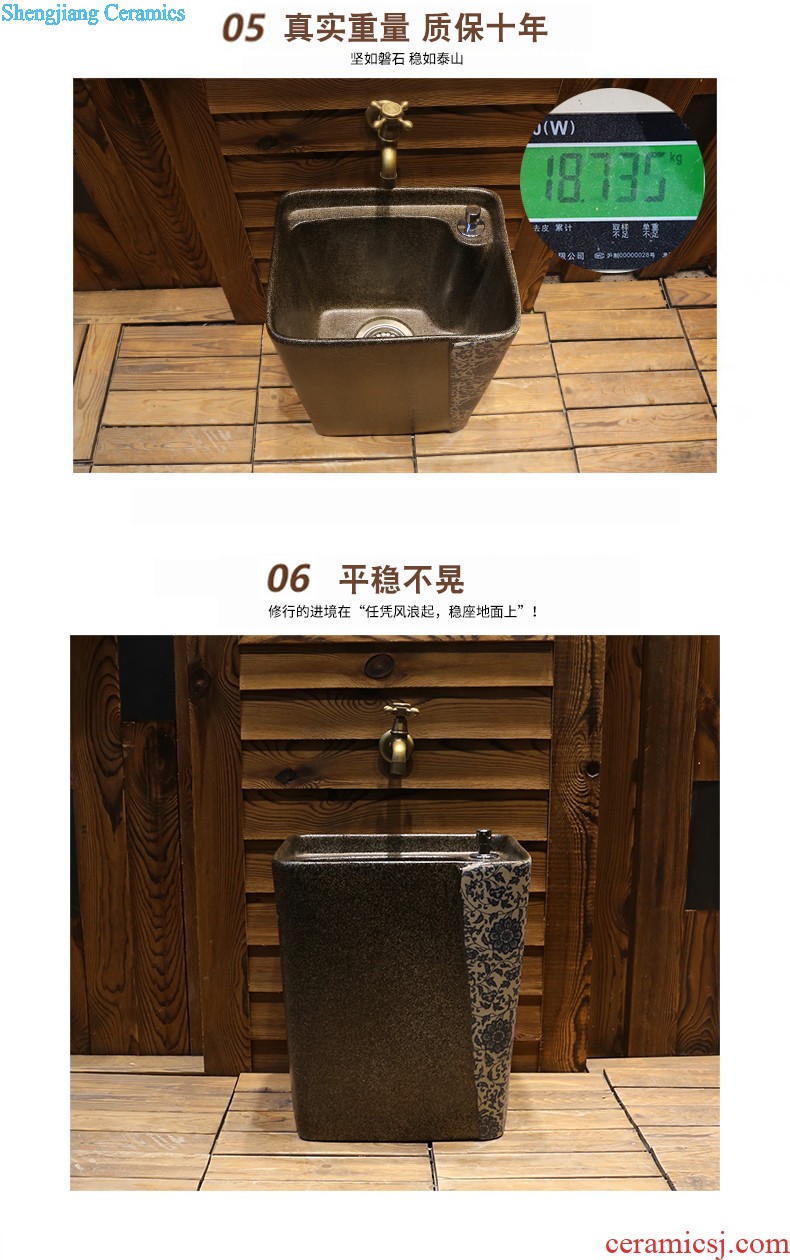 Jia home depot on the oval POTS art ceramic lavatory toilet stage basin washing a face plate of the sink