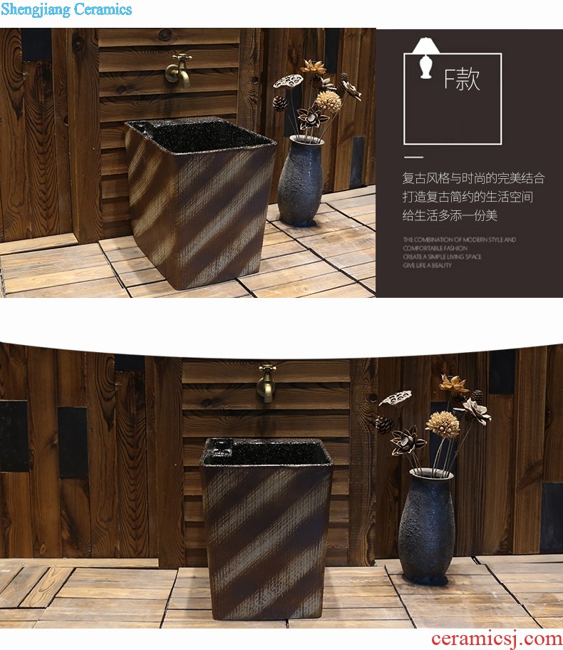 Jia depot ceramic art stage basin of Chinese style originality the sink basin bathroom sinks restoring ancient ways