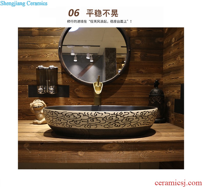 Jia depot Northern Europe on the ceramic POTS Lavabo square contracted lavatory basin bathroom European art