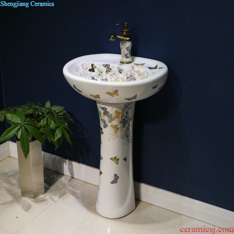 M beauty outdoor restoring ancient ways the sink basin of jingdezhen ceramic column courtyard floor balcony sink