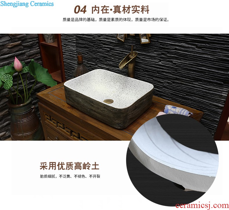 Jia depot ceramic toilet wash mop pool balcony mop pool automatic restoring ancient ways to drag basin of wash mop pool water