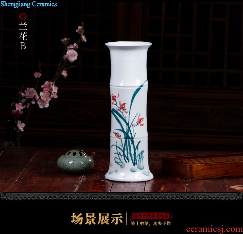 Jingdezhen ceramics kiln archaize do old bucket hand big vase decorated Chinese sitting room decorates porch place