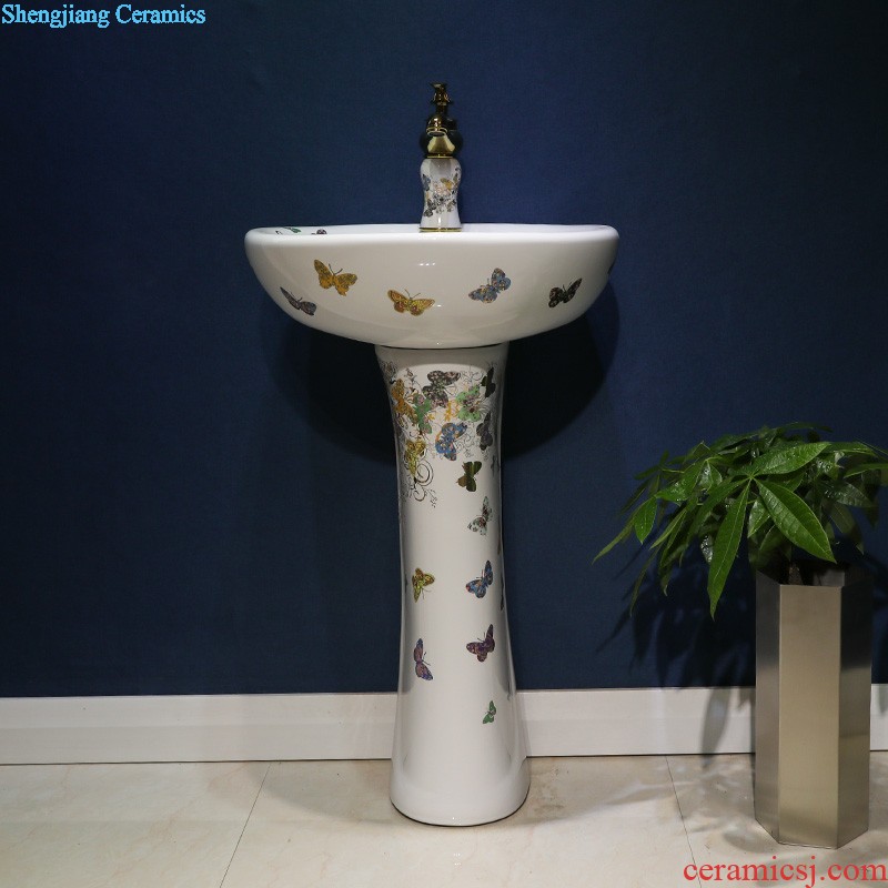 M beauty outdoor restoring ancient ways the sink basin of jingdezhen ceramic column courtyard floor balcony sink