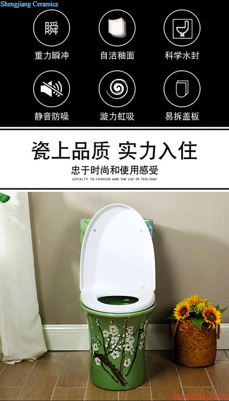 Post, qi color toilet European implement pumping sit lavatory household ceramics odor-proof siphon toilet implement