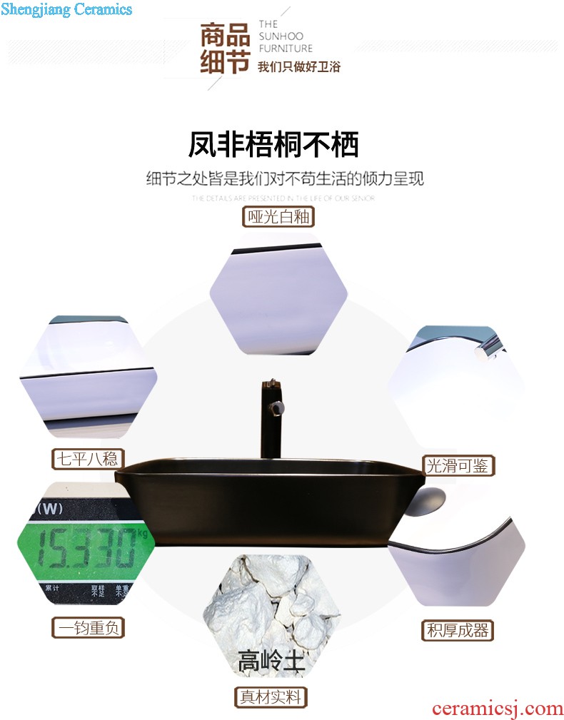 Jia depot jingdezhen ceramic lavabo stage basin antique oval lavatory toilet art basin of restoring ancient ways