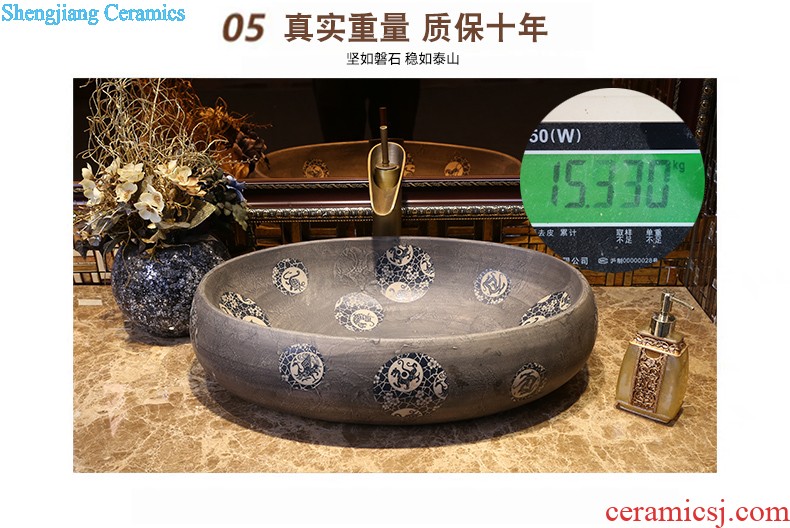 Jia depot lavatory stage basin sink large special-shaped ceramic art basin home European water basin