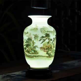 Ikea wine cabinet decoration vase furnishing articles jingdezhen sitting room of contemporary and contracted flower arranging lily creative decoration ceramics