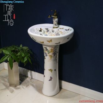 M beauty outdoor restoring ancient ways the sink basin of jingdezhen ceramic column courtyard floor balcony sink