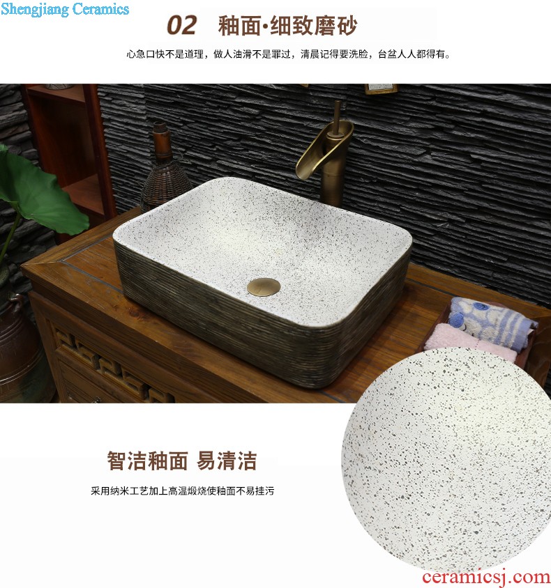 Jia depot ceramic toilet wash mop pool balcony mop pool automatic restoring ancient ways to drag basin of wash mop pool water