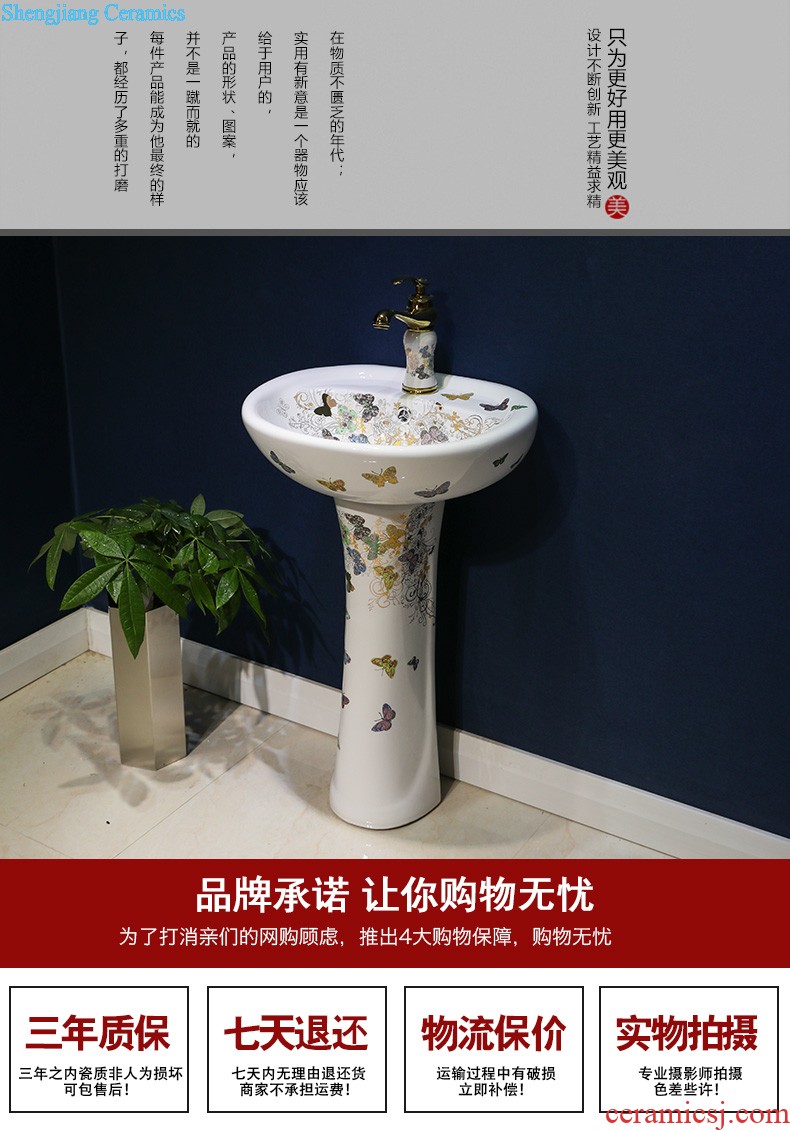 M beauty outdoor restoring ancient ways the sink basin of jingdezhen ceramic column courtyard floor balcony sink