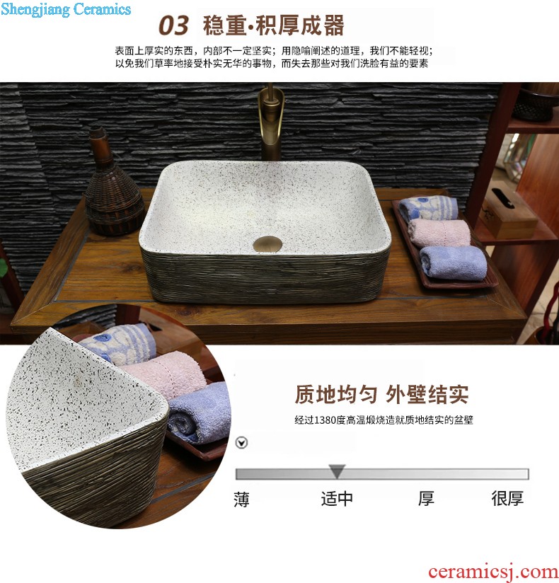 Jia depot ceramic toilet wash mop pool balcony mop pool automatic restoring ancient ways to drag basin of wash mop pool water