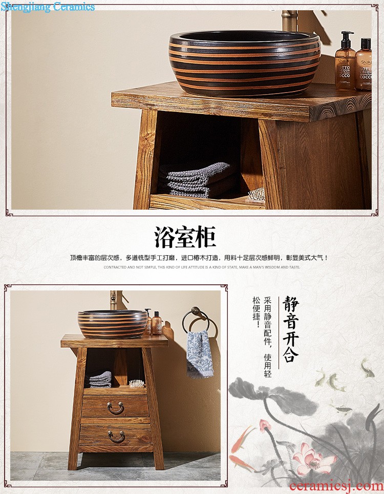 Jia depot Modern Jane European stage basin Sinks ceramic lavabo creative personality art basin