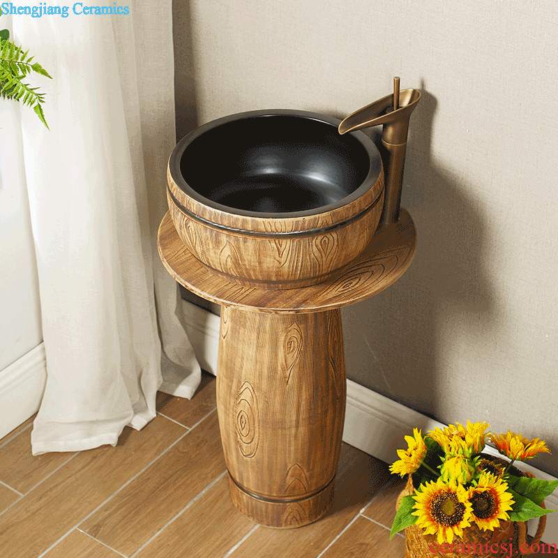 The balcony floor type lavatory restoring ancient ways Post basin ceramic lavabo toilet wash gargle