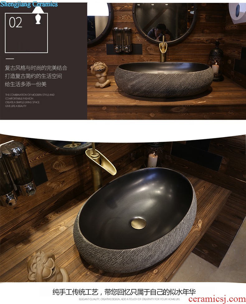 Jia depot archaize basin stage basin of Chinese style personality sinks ceramic art basin toilet lavabo restoring ancient ways