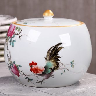 King seal caddy ceramic storage tank Pu-erh tea can save POTS of jingdezhen manual tea POTS