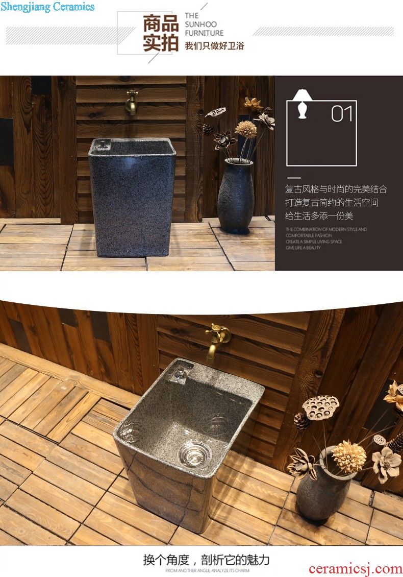 Jia depot ceramic art stage basin of Chinese style originality the sink basin bathroom sinks restoring ancient ways