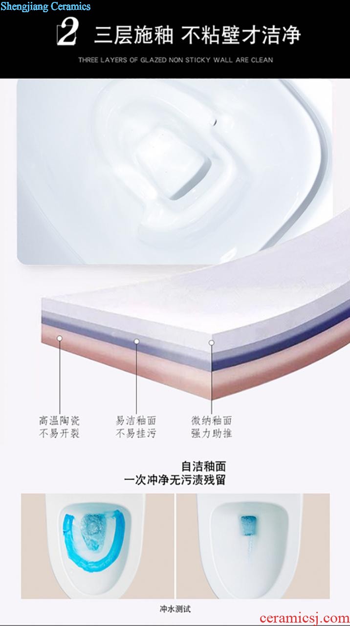 Post, qi color toilet European implement pumping sit lavatory household ceramics odor-proof siphon toilet implement