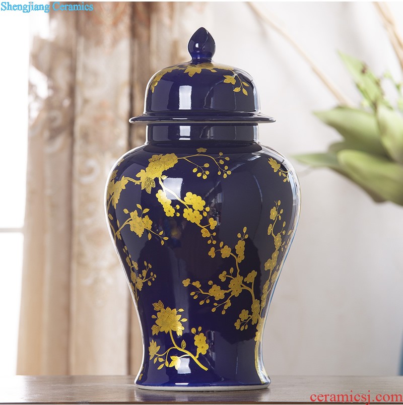 Vase furnishing articles sitting room white biscuit firing ceramics jingdezhen contemporary and contracted fashion home decoration soft adornment