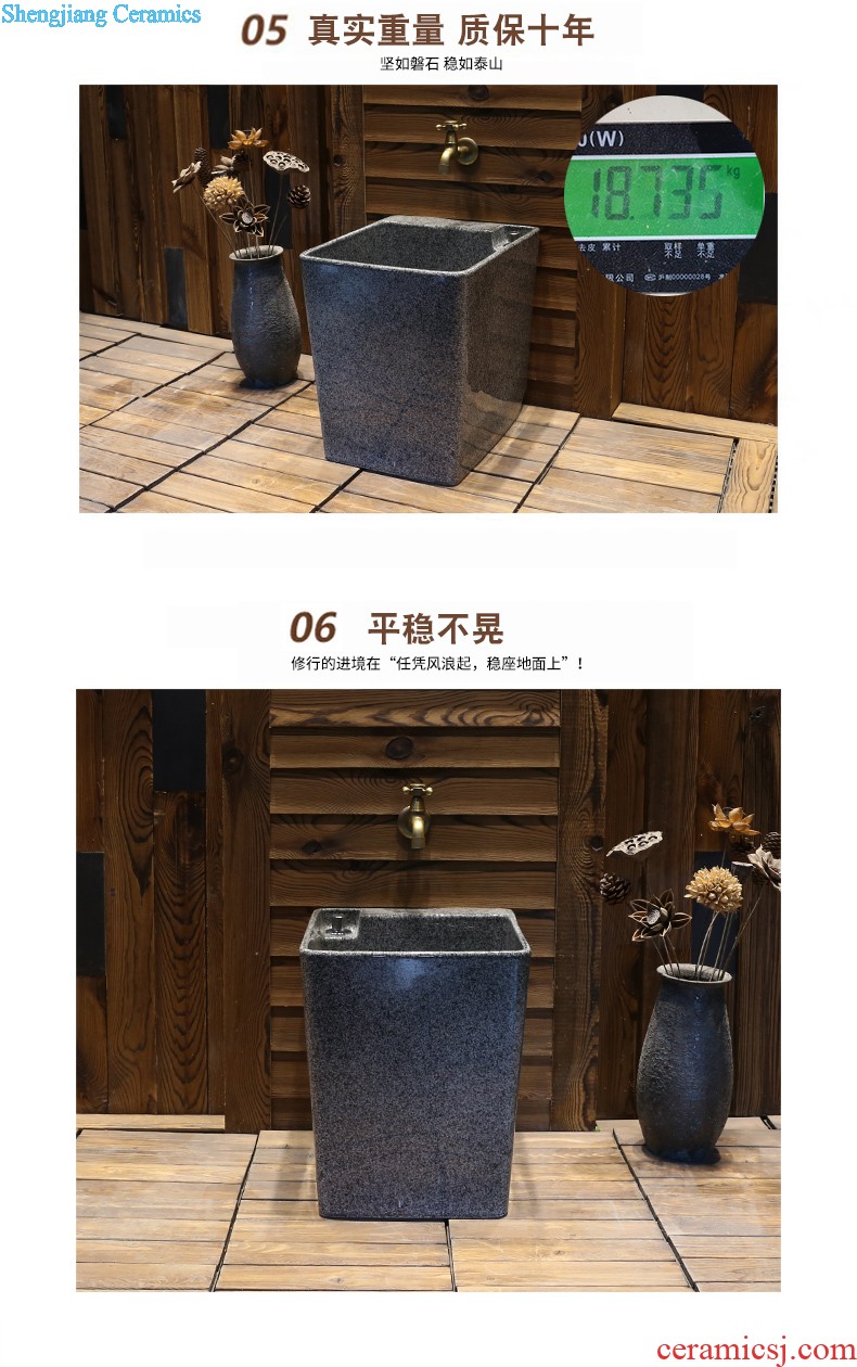 Jia depot ceramic art stage basin of Chinese style originality the sink basin bathroom sinks restoring ancient ways