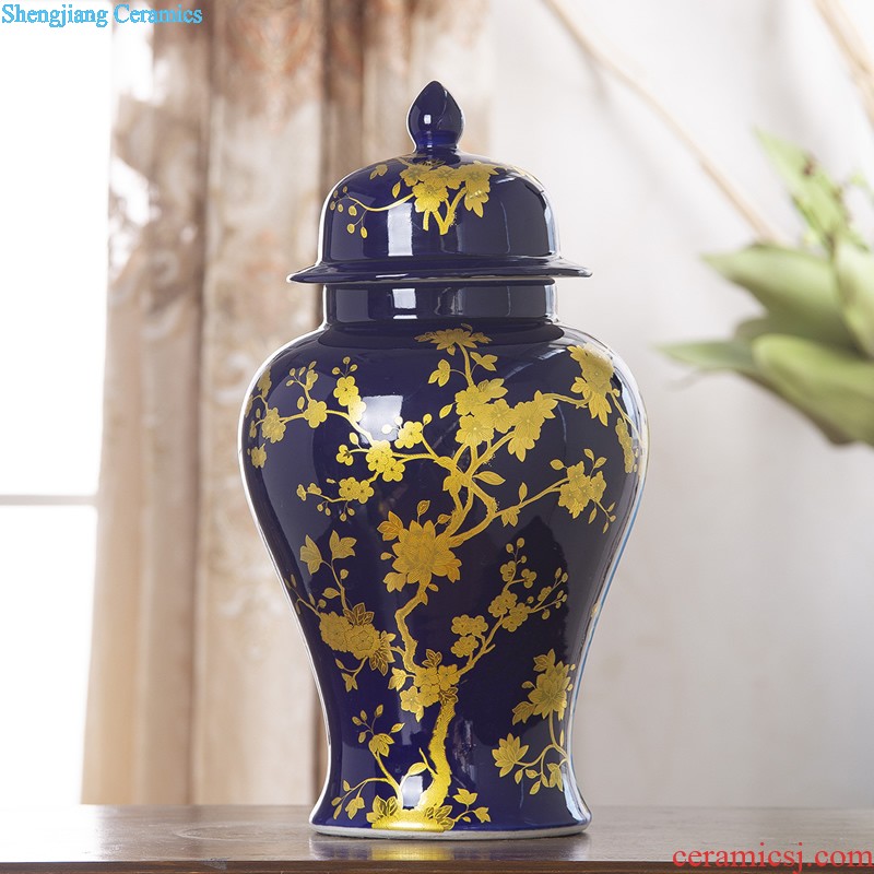 Vase furnishing articles sitting room white biscuit firing ceramics jingdezhen contemporary and contracted fashion home decoration soft adornment