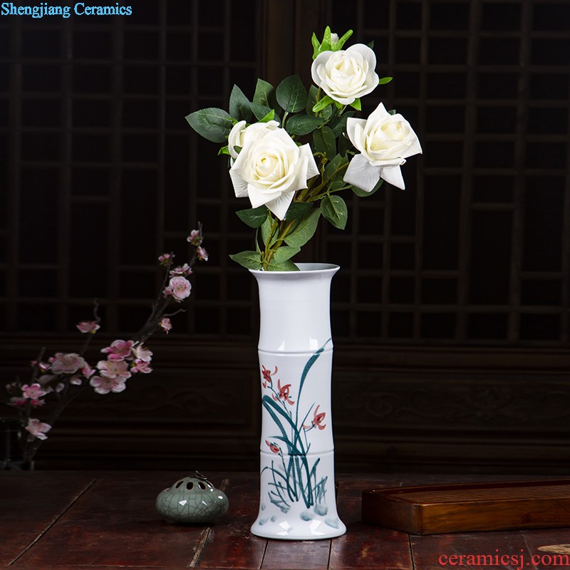 Jingdezhen ceramics kiln archaize do old bucket hand big vase decorated Chinese sitting room decorates porch place