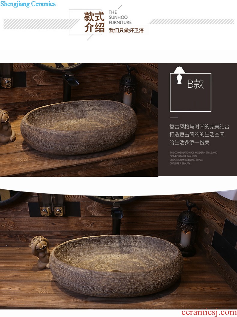 Jia depot archaize basin stage basin of Chinese style personality sinks ceramic art basin toilet lavabo restoring ancient ways