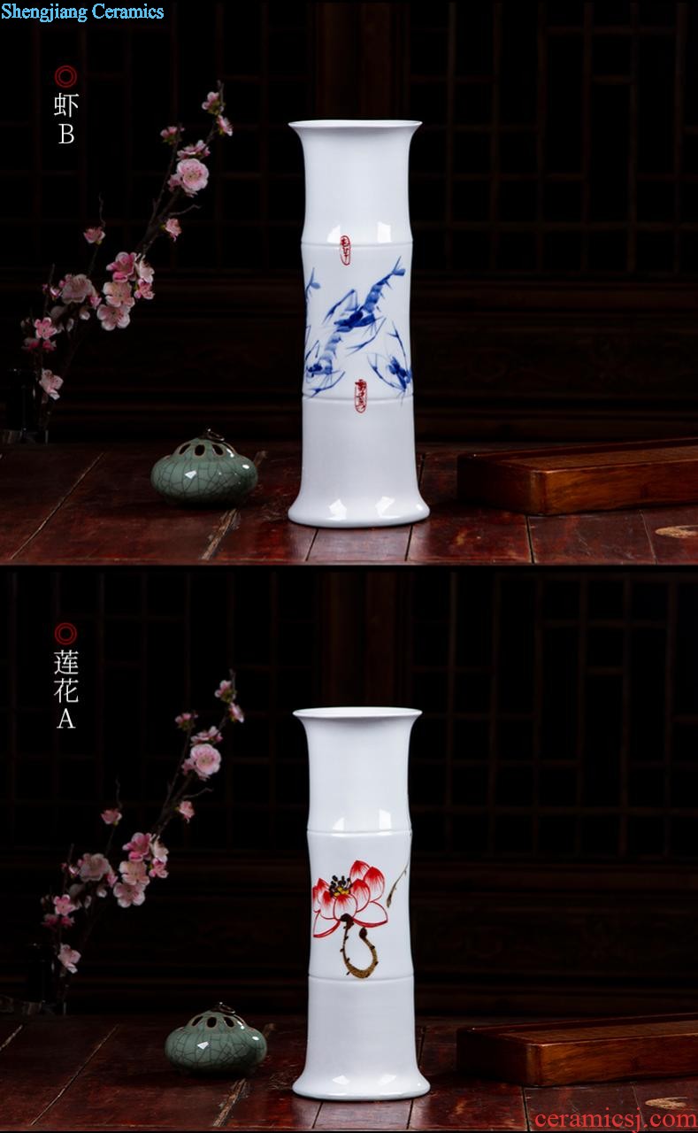 Jingdezhen ceramics kiln archaize do old bucket hand big vase decorated Chinese sitting room decorates porch place