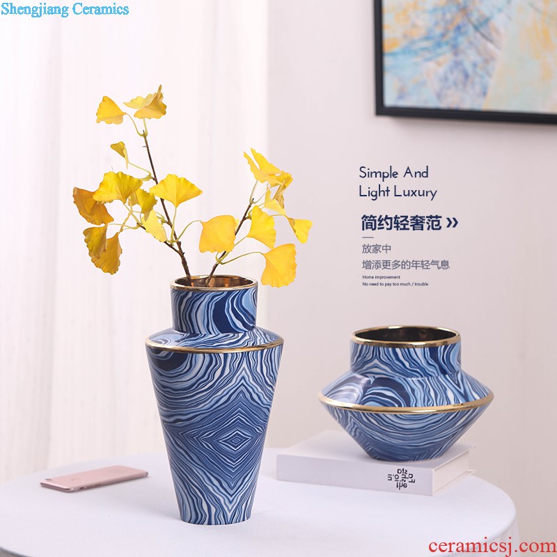 Jingdezhen ceramic vases, famous master hand draw Chinese porcelain wine sitting room adornment furnishing articles furnishing articles